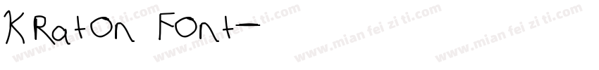 Kraton Font字体转换